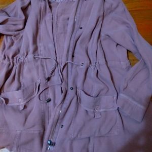 Torrid 00 Jacket Utility type jacket pockets pull string